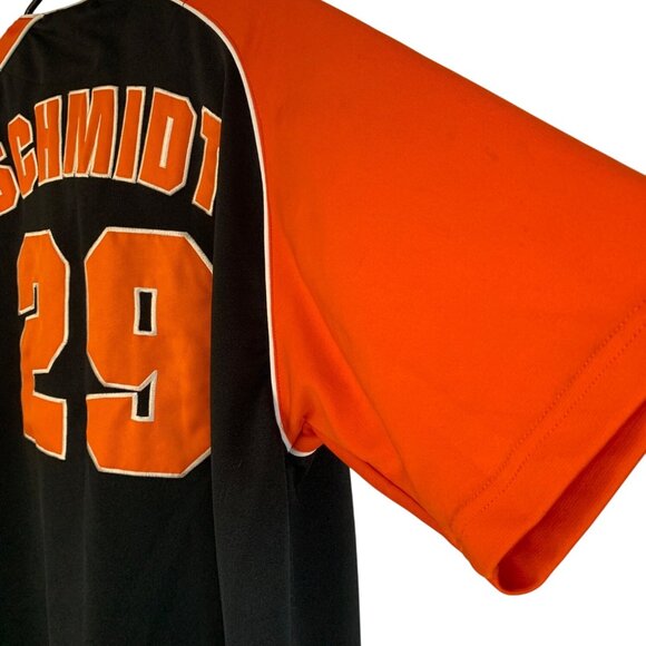 Vintage San Francisco Giants True Fan Jersey XL MLB Schmidt #29 - Picture 8 of 8